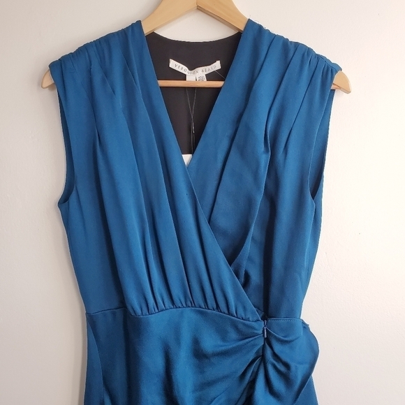 Veronica Beard Clarissa Cerulean Dress NWT Size 0 - Picture 10 of 16